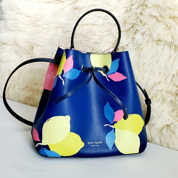 kate spade Handbags - Kate Spade Eva Large Lemon Zest Bucket Bag
